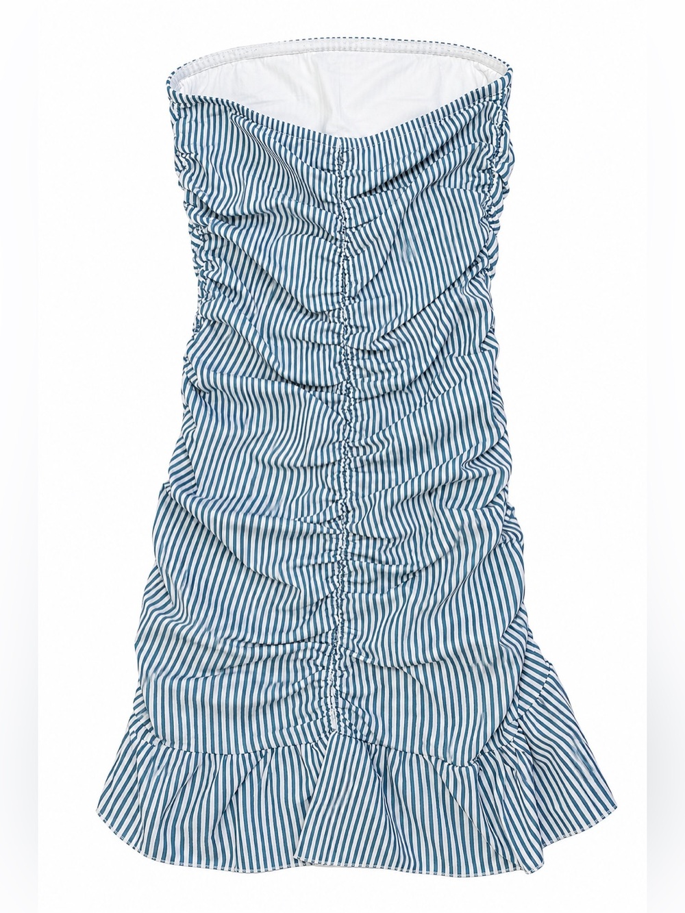 Edikted Striped Ruffle Dress - Picture 2 of 2